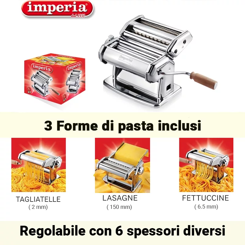 Imperia Ipasta Macchina per Pasta Fatta in Casa Tradizionale - MIAPULIA