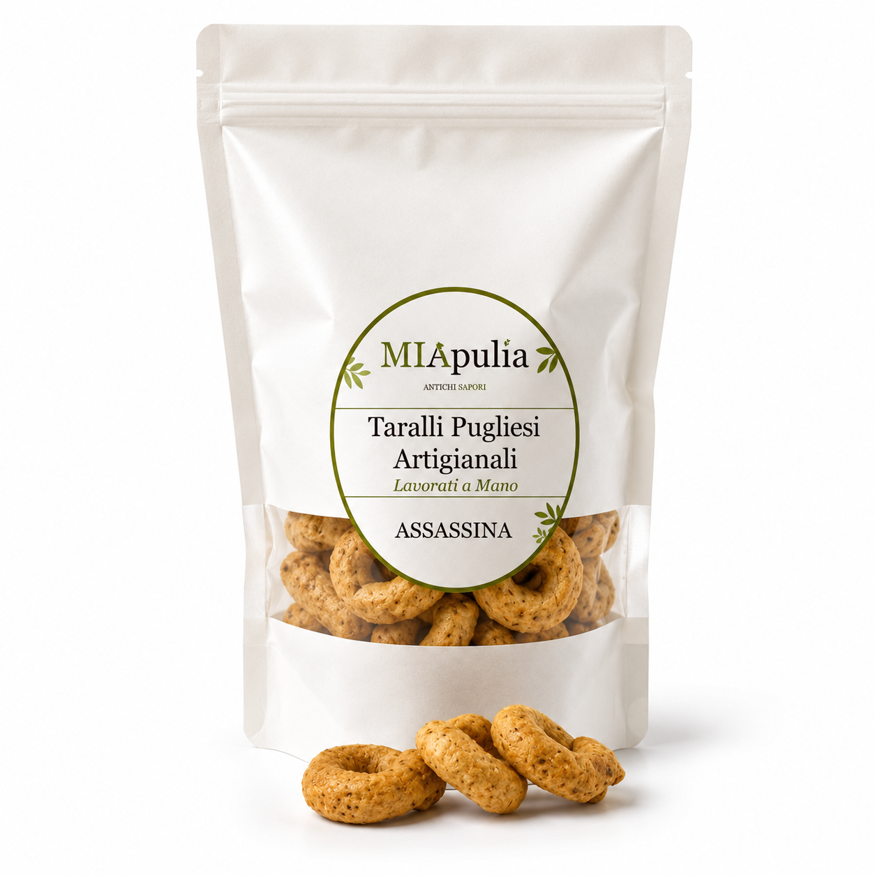 Taralli artigianali pugliesi fatti a mano assassina