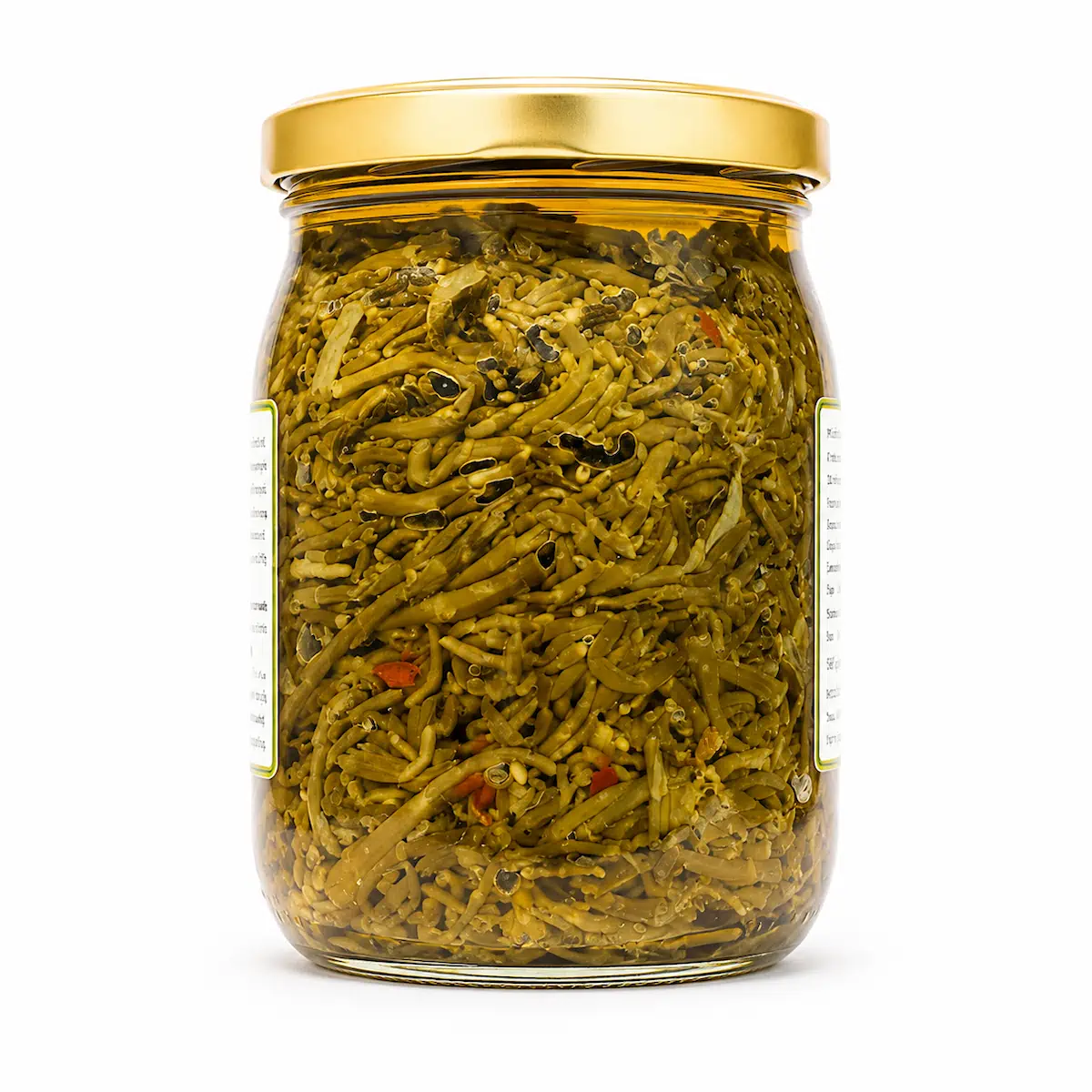 Salicornia sott'olio EVO pugliese artigianale - 500g - immagine 2
