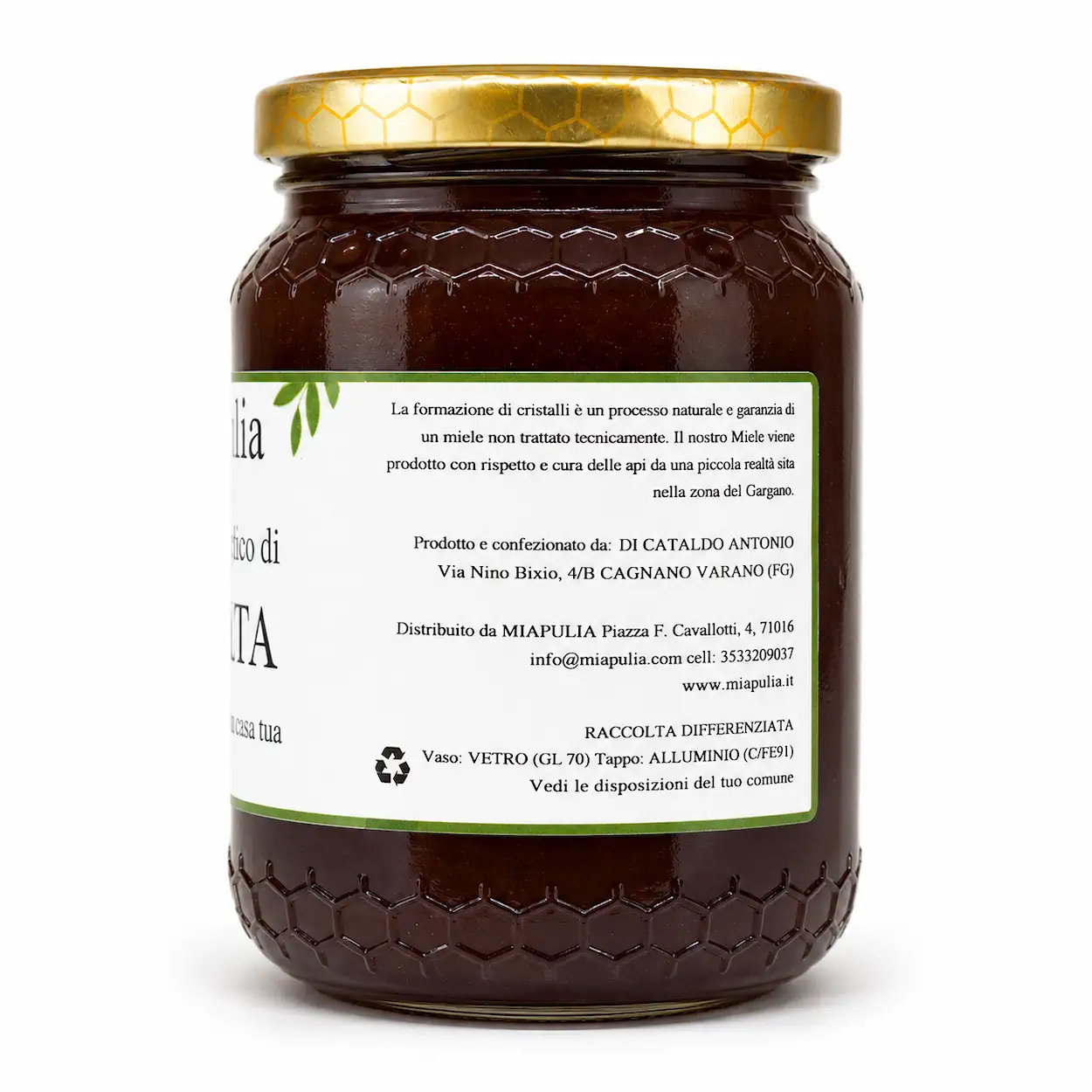 Miele biologico pugliese del gargano-Melata (1)