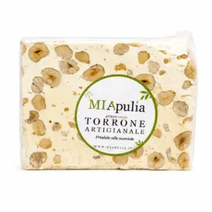 Torrone artigianale alle nocciole-friabile fronte