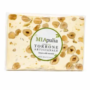 Torrone artigianale alle nocciole-tenero fronte